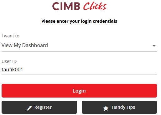 Cek Baki CIMB Online