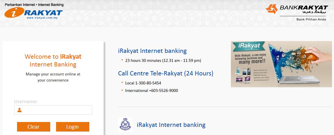 i-Rakyat Online Banking