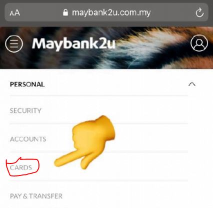 Buat Kad Bank Maybank Online