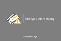 Kad Bank Islam Hilang