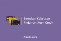 4 Cara Semak Status Pinjaman Aeon Credit Online