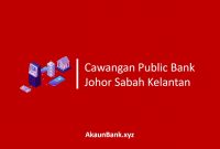 Cawangan Public Bank Johor Sabah Kelantan