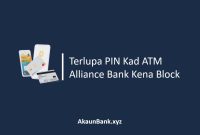 Terlupa PIN Kad ATM Alliance Bank