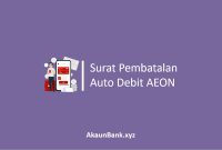Surat Pembatalan Auto Debit AEON